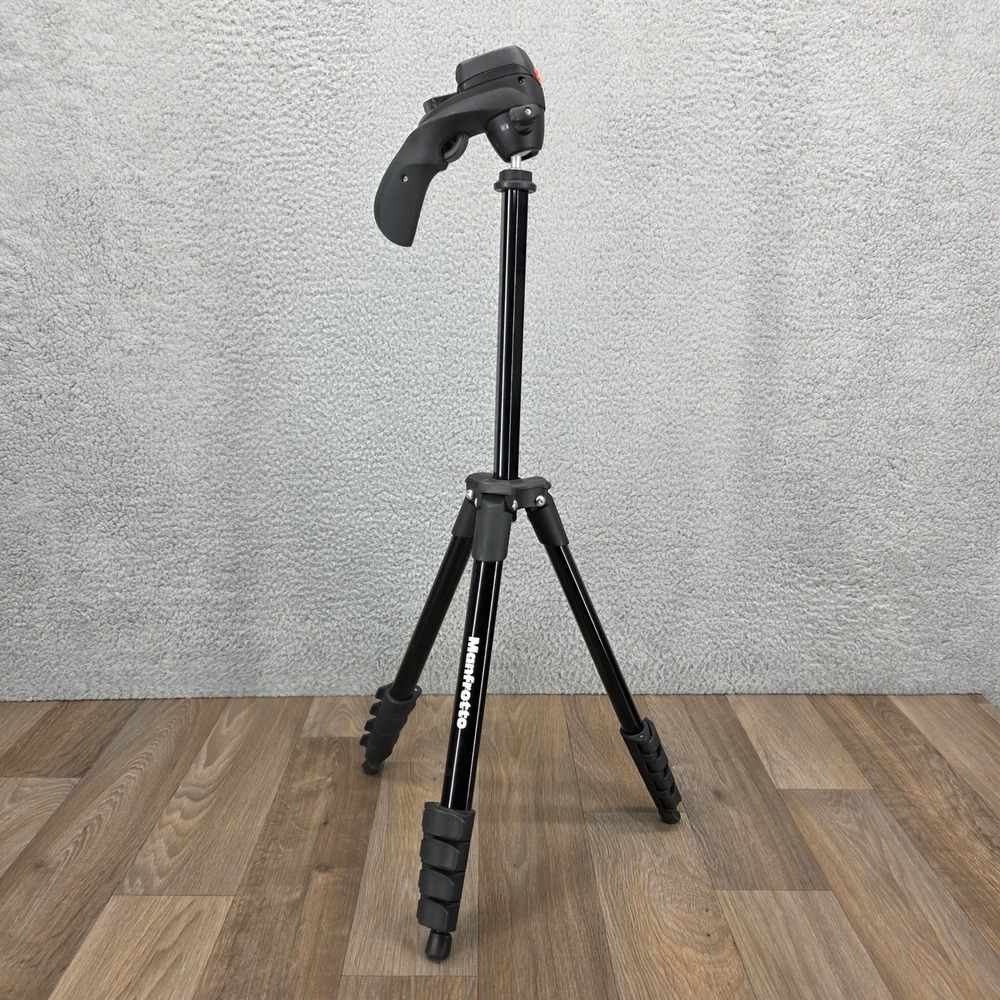 Manfrotto Compact Action Black Aluminum Tripod Joystick Head MKCOMPACTACN-BK